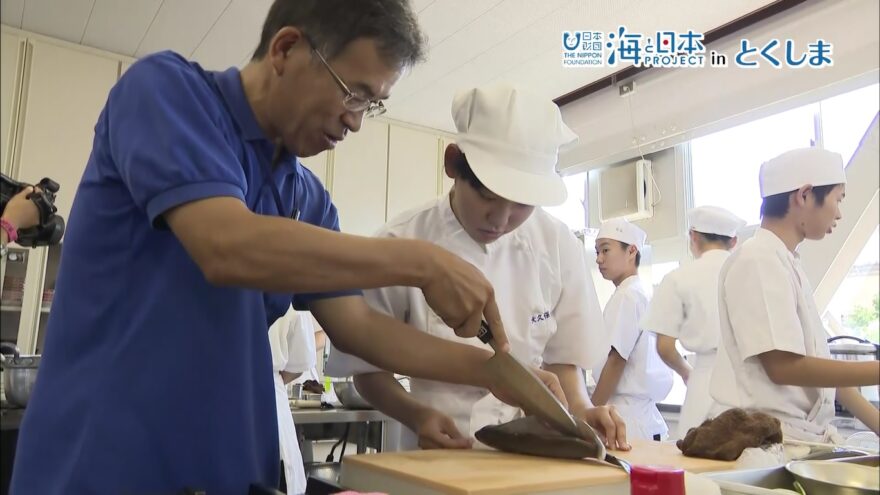 海の男の出前授業